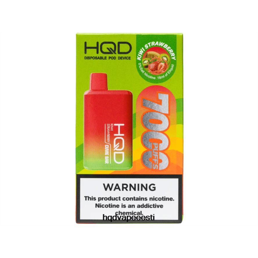 HQD CUVIE BAR ühekordselt kasutatavad V68JF206 kiivi maasikas - HQD Vape Tallinn