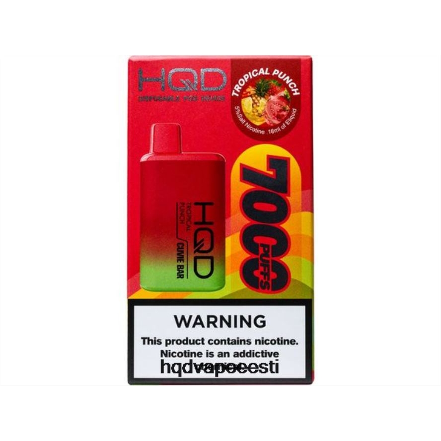 HQD CUVIE BAR ühekordselt kasutatavad V68JF267 troopiline punts - HQD Vape Flavors