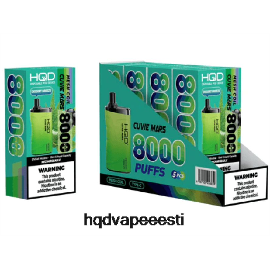 HQD CUVIE MARS ühekordselt kasutatavad V68JF163 magustoit brezze - HQD Vape Price