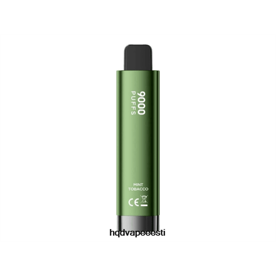 HQD CUVIE PLUS 2.0 ühekordselt kasutatavad V68JF221 piparmündi tubakas - HQD Vape Shop