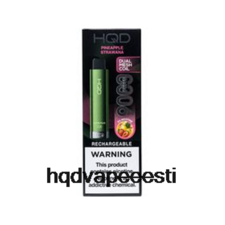 HQD CUVIE PLUS 2.0 ühekordselt kasutatavad V68JF235 ananassi strawnana - HQD Vape Eesti