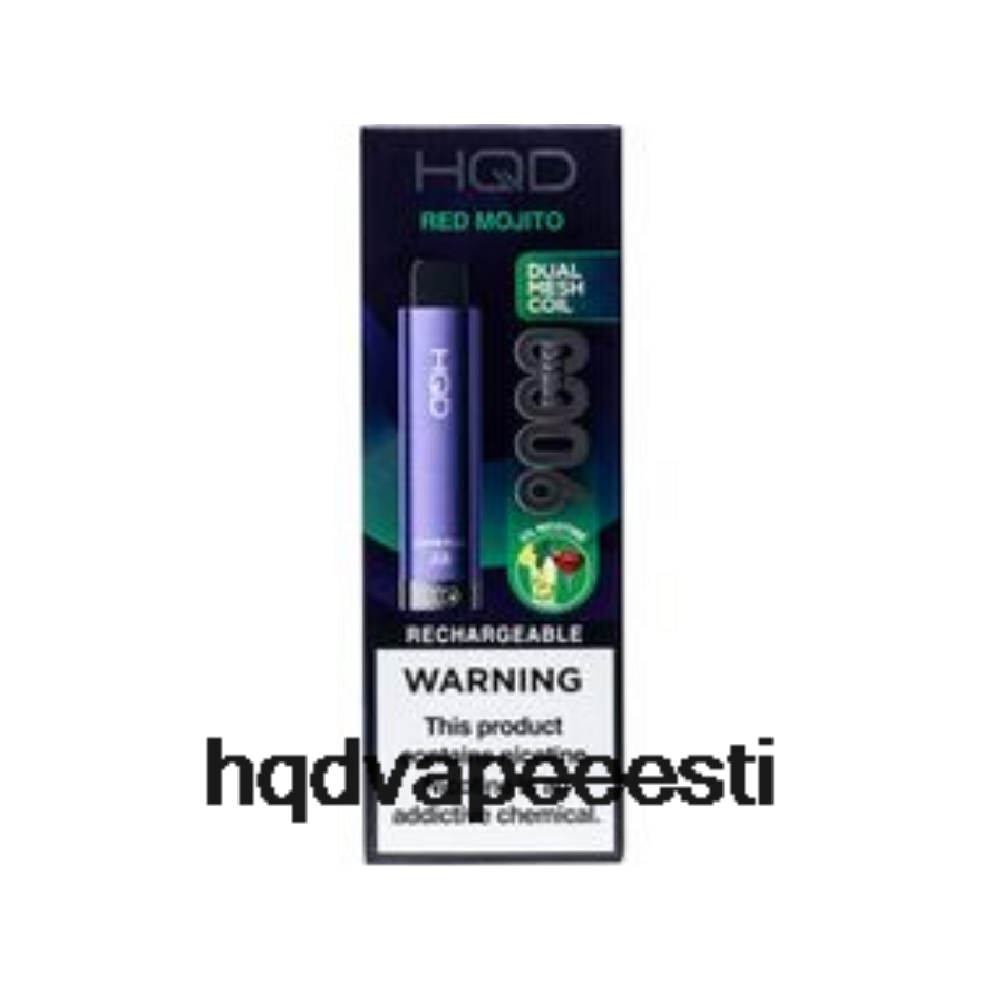 HQD CUVIE PLUS 2.0 ühekordselt kasutatavad V68JF247 punane mojito - HQD Vape Flavors