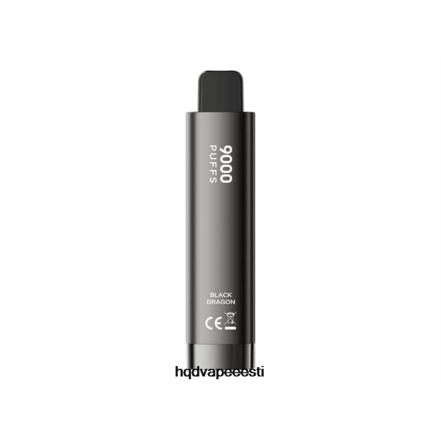 HQD CUVIE PLUS 2.0 ühekordselt kasutatavad V68JF269 must draakon - HQD Vape Disposable