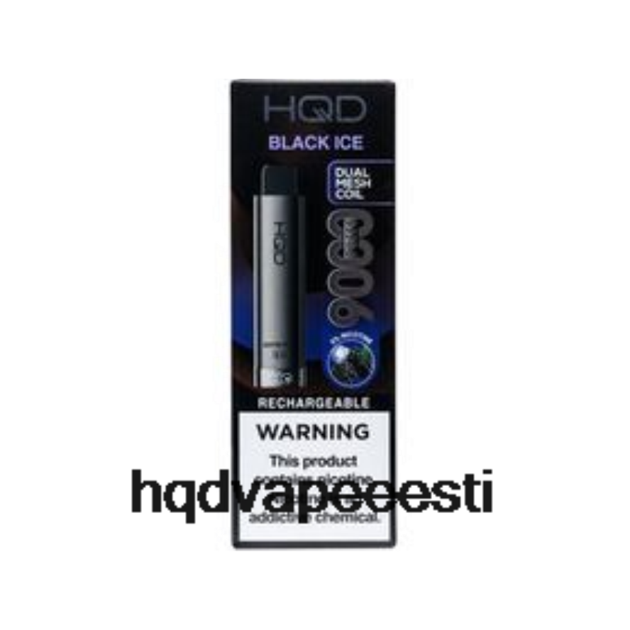 HQD CUVIE PLUS 2.0 ühekordselt kasutatavad V68JF270 must jää - HQD Vapes