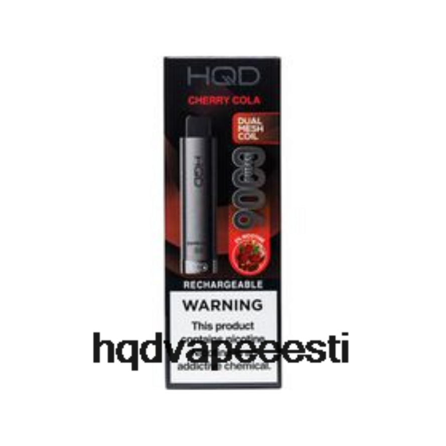 HQD CUVIE PLUS 2.0 ühekordselt kasutatavad V68JF272 kirsikoola - HQD Vape For Sale