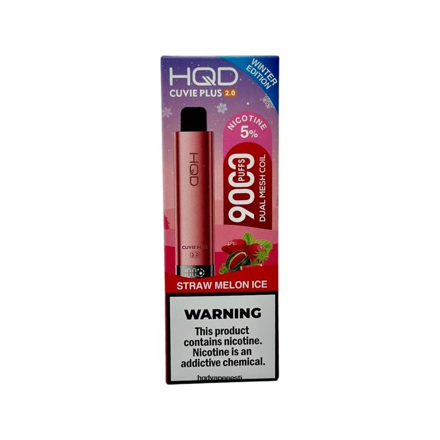 HQD CUVIE PLUS 2.0 (talvine väljaanne) V68JF251 õled meloni jää - HQD Vape Shop