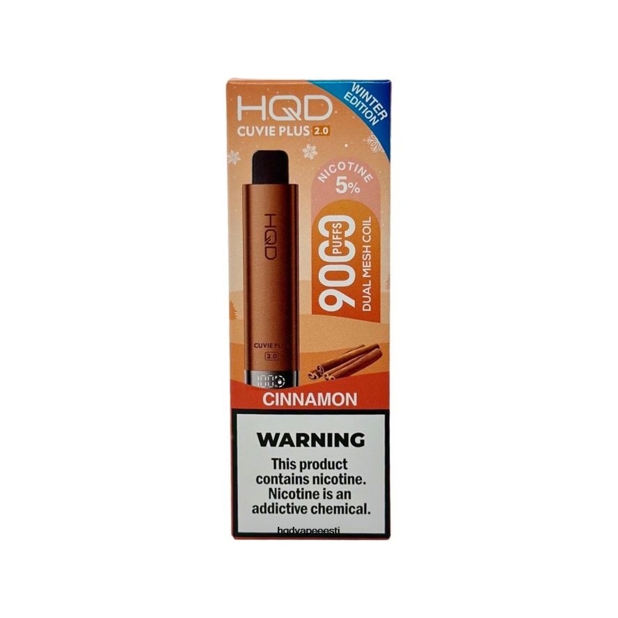 HQD CUVIE PLUS 2.0 (talvine väljaanne) V68JF273 kaneeli - HQD Vape Price