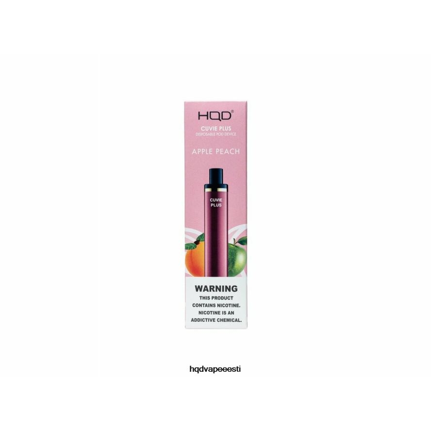 HQD CUVIE PLUS ühekordne vape V68JF127 õuna virsik - HQD Vape Flavors