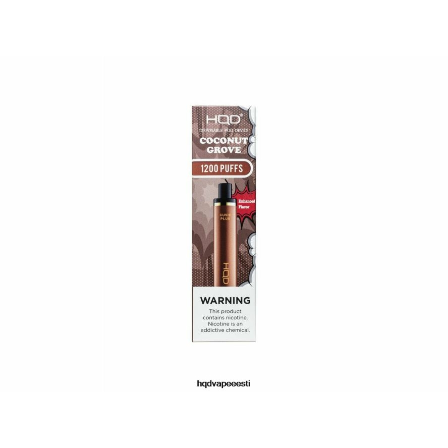 HQD CUVIE PLUS ühekordne vape V68JF157 kookospalmisalu - HQD Vape Flavors