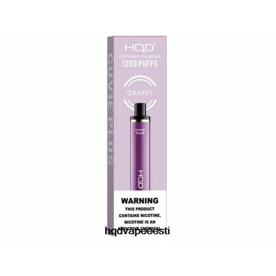 HQD CUVIE PLUS ühekordne vape V68JF171 viinamarjane - HQD Vape Shop