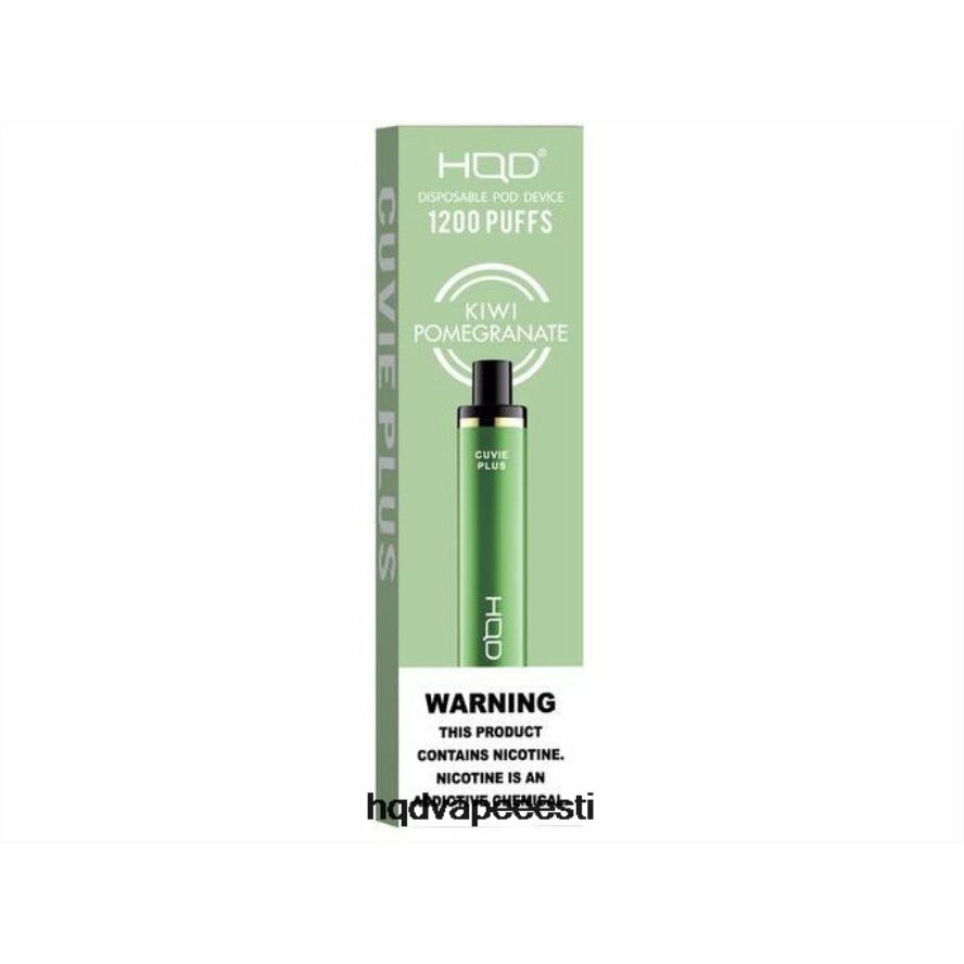 HQD CUVIE PLUS ühekordne vape V68JF205 kiivi granaatõun - HQD Vape Eesti