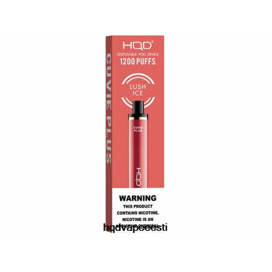 HQD CUVIE PLUS ühekordne vape V68JF212 lopsakas jää - HQD Vape For Sale