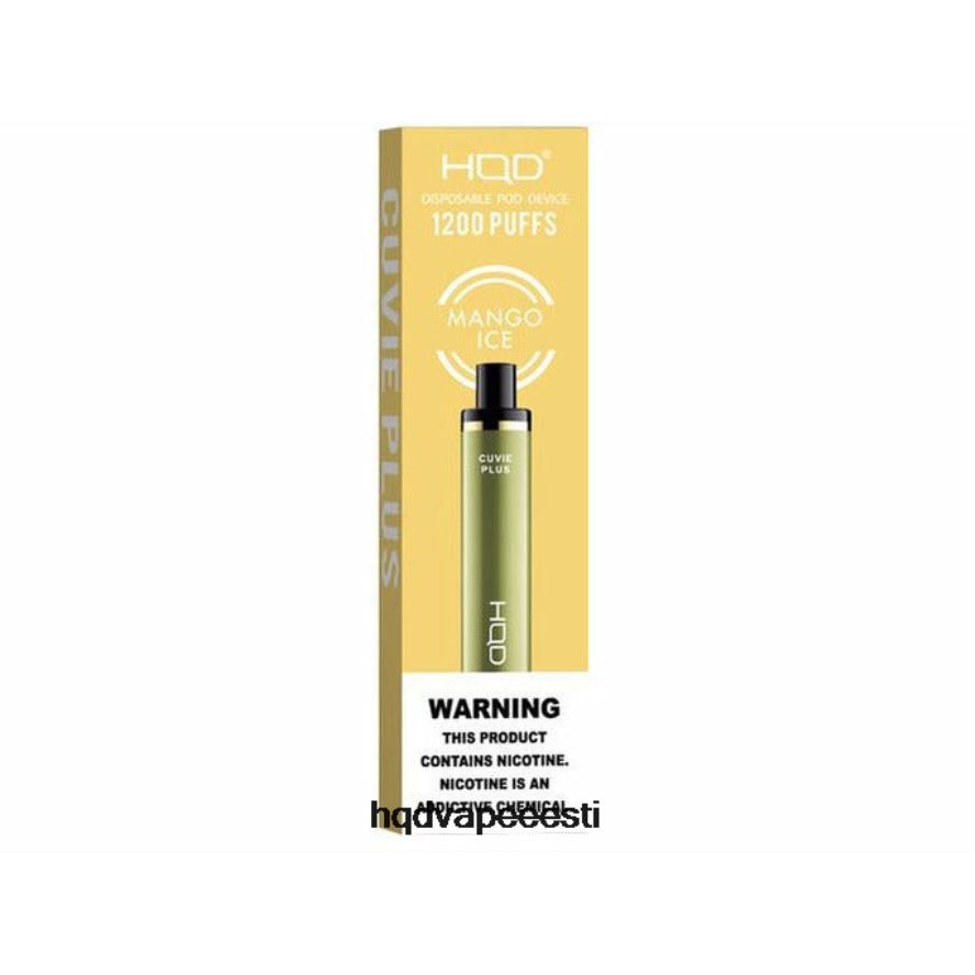 HQD CUVIE PLUS ühekordne vape V68JF216 mango jää - HQD Vape Tallinn