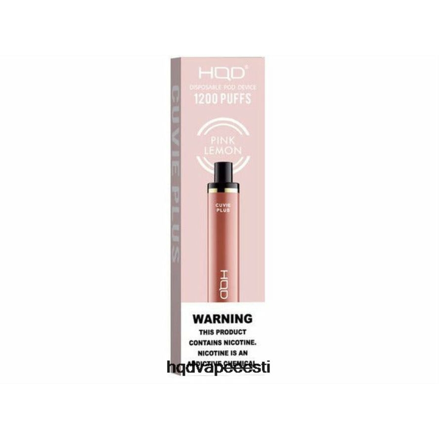 HQD CUVIE PLUS ühekordne vape V68JF237 roosa sidrun - HQD Vape Flavors