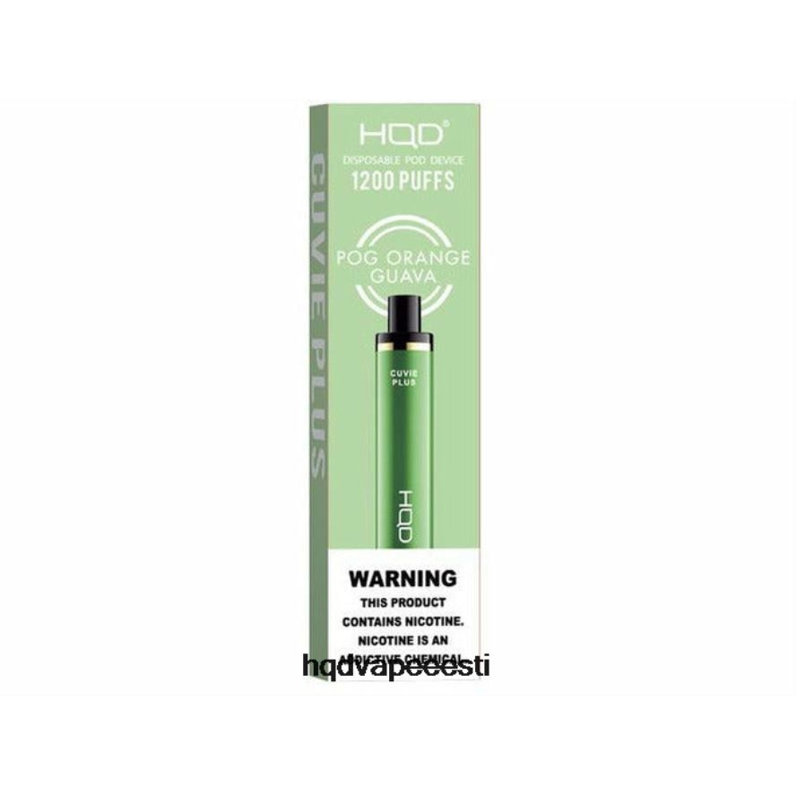 HQD CUVIE PLUS ühekordne vape V68JF238 pog oranž guajaav - HQD Eesti