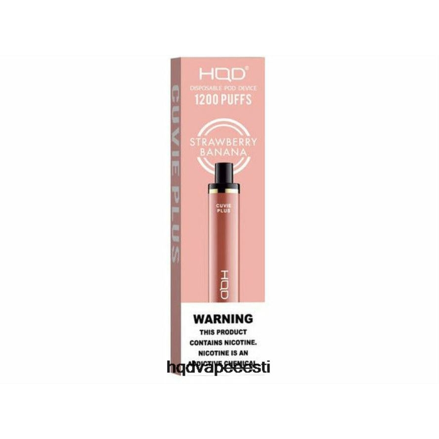 HQD CUVIE PLUS ühekordne vape V68JF256 maasika banaan - HQD Vape Tallinn