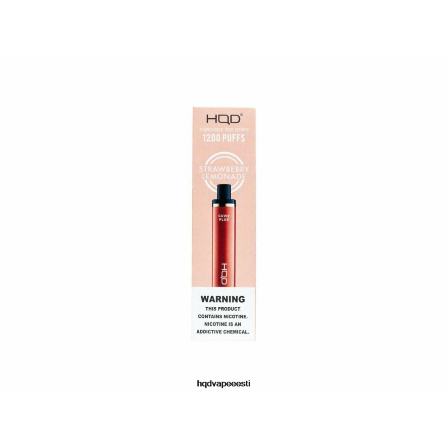 HQD CUVIE PLUS ühekordne vape V68JF257 maasika limonaad - HQD Vape Flavors