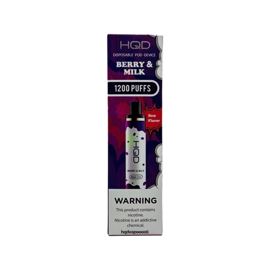 HQD CUVIE PLUS ühekordselt kasutatavad V68JF130 marja ja piima - HQD Vapes