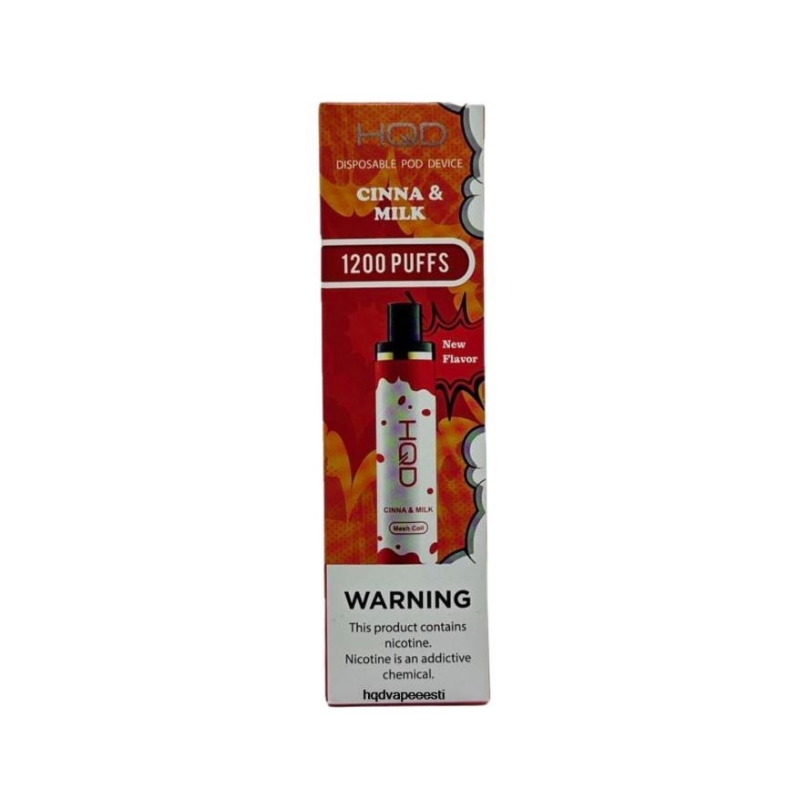 HQD CUVIE PLUS ühekordselt kasutatavad V68JF154 kaneel ja piim - HQD Vape Best Flavor