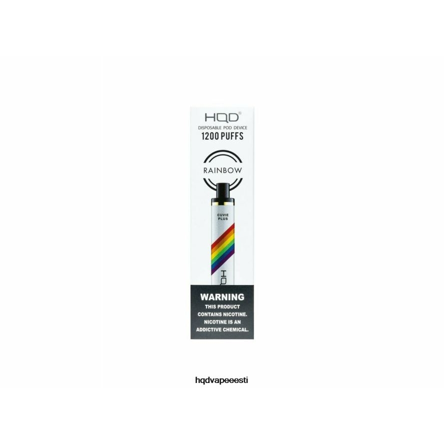 HQD CUVIE PLUS ühekordselt kasutatavad V68JF241 vikerkaar - HQD Vape Shop