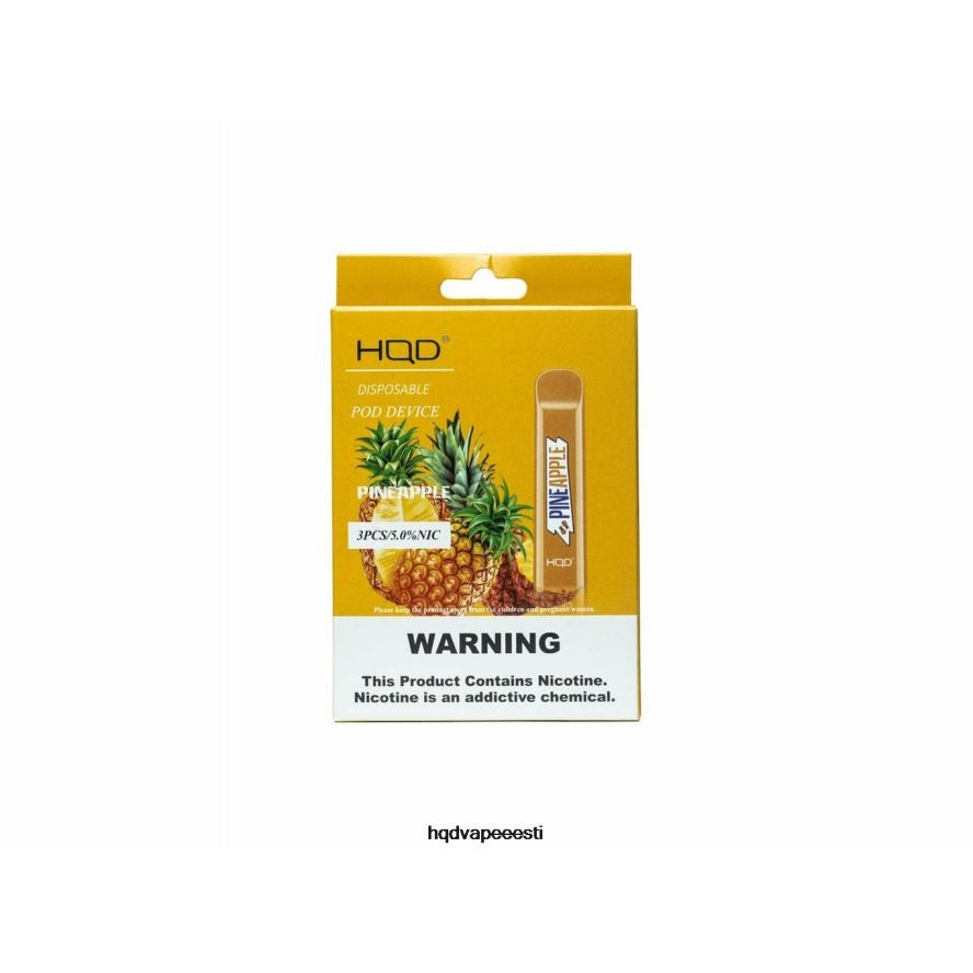 HQD CUVIE ühekordselt kasutatavad V68JF182 ananass - HQD Vape For Sale