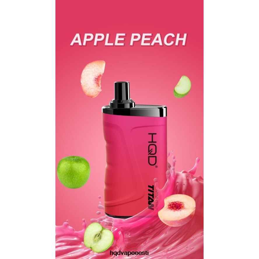 HQD TITAN 7000 pahvi V68JF12 õuna virsik - HQD Vape For Sale
