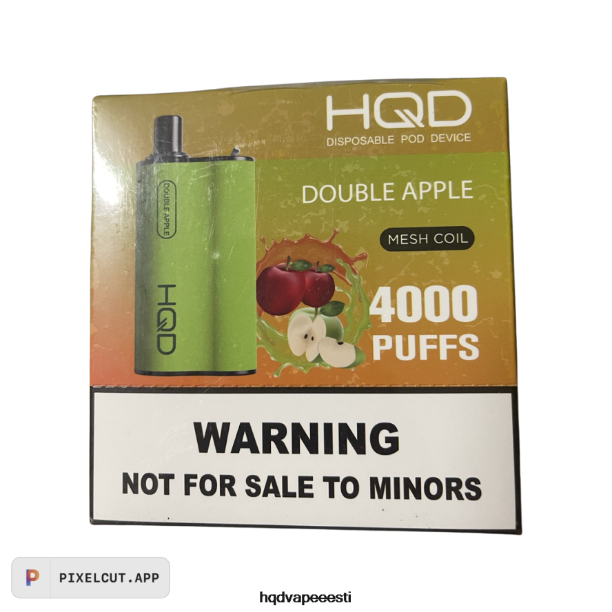 HQD BOX 4000 pahvi V68JF103 kahekordne õun - HQD Vape Price