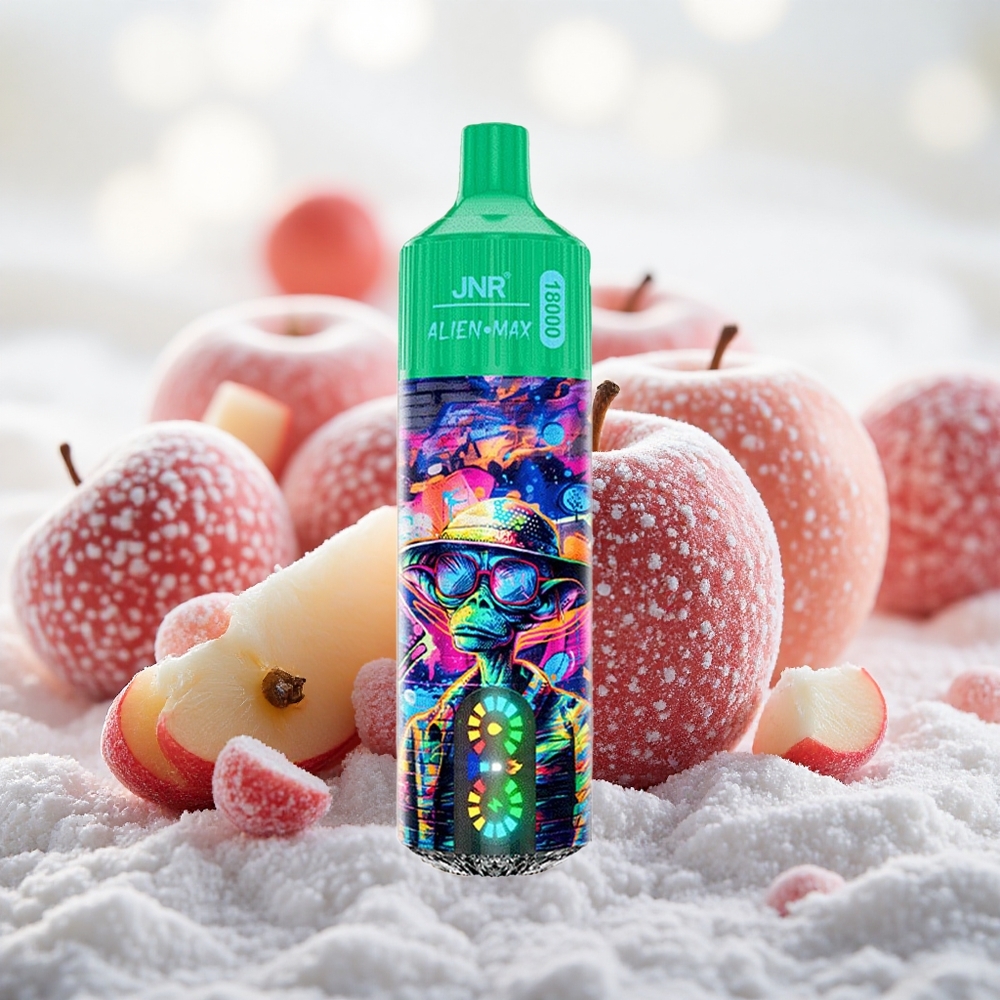Jäätunud Õun JNR Alien Max 18000 Puffs Dual Mesh Coil & Dual Core