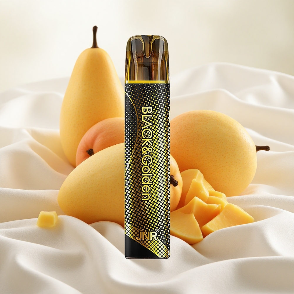 Kolmikmango JNR Black&Golden 600+200 Puffs 800 Puffs Ühekordne Vape