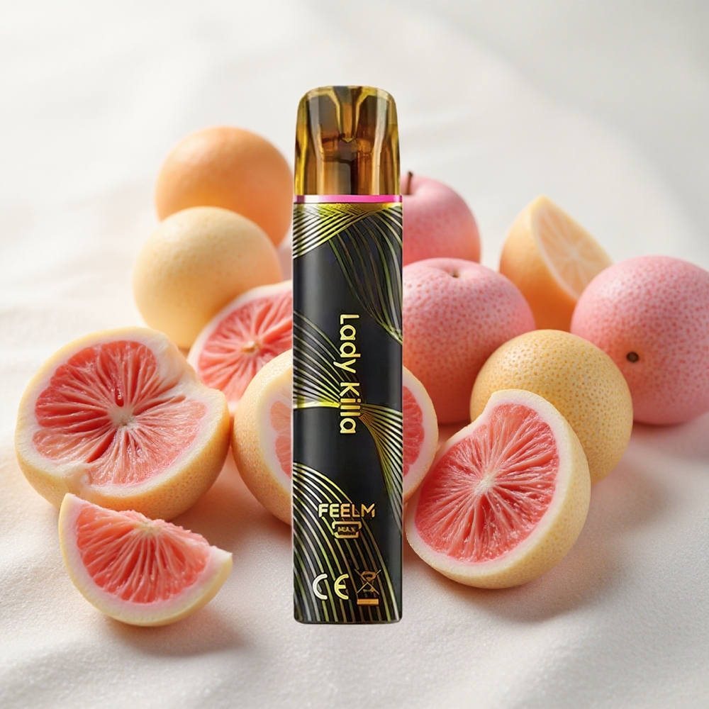 Must-Must JNR Black&Golden 600+200 Puffs Ühekordne Vape Lady Killa