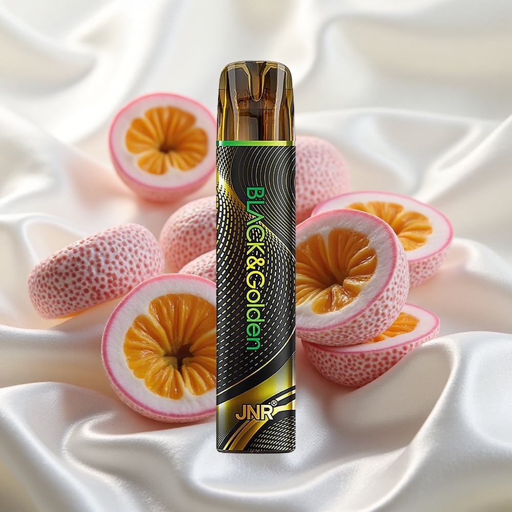 Passioonkoletis JNR Black&Golden 600+200 Puffs 800 Suutlust Laadimiseta 2ml E-vedelik