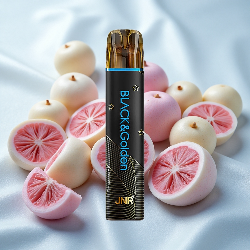 Sinine JNR Black&Golden 600+200 Puffs Ühekordne Vape 800 Pustiga