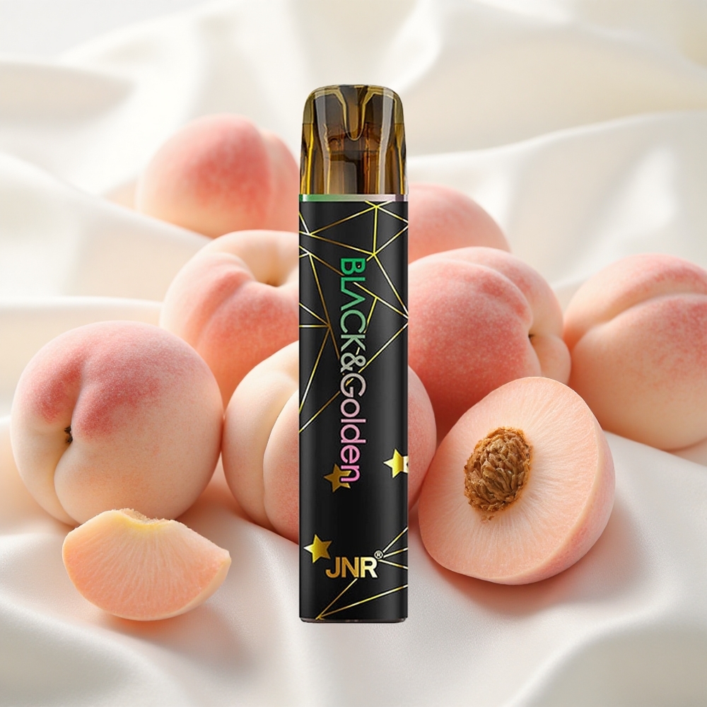Virsi-virsik JNR Black&Golden 600+200 Puffs Ühekordne Vape 800 Puffs
