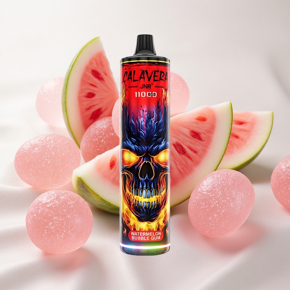 Arbuusi Mullikommi JNR Calavera 11000 Puffs Laadimispordiga Type-C 21ml