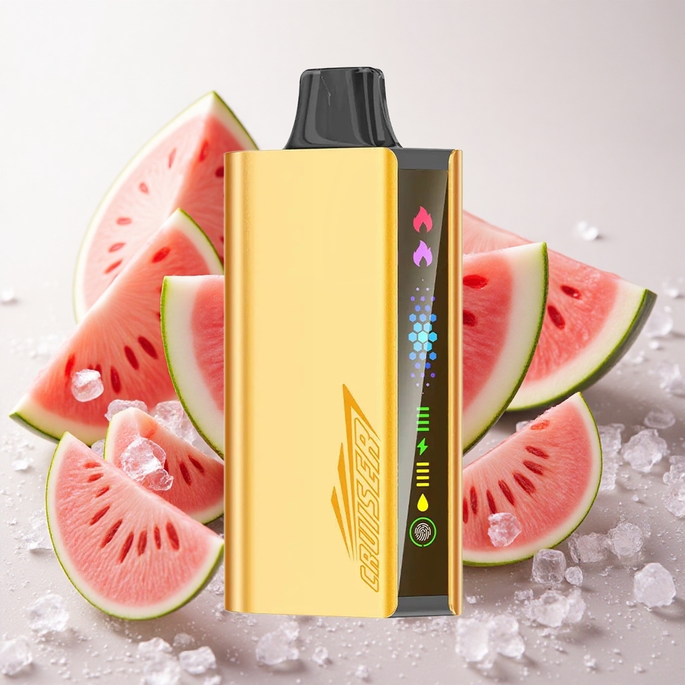 Arbuusi-Jää JNR Cruiser 12000 Puffs No-Charge Ühekordne Vape