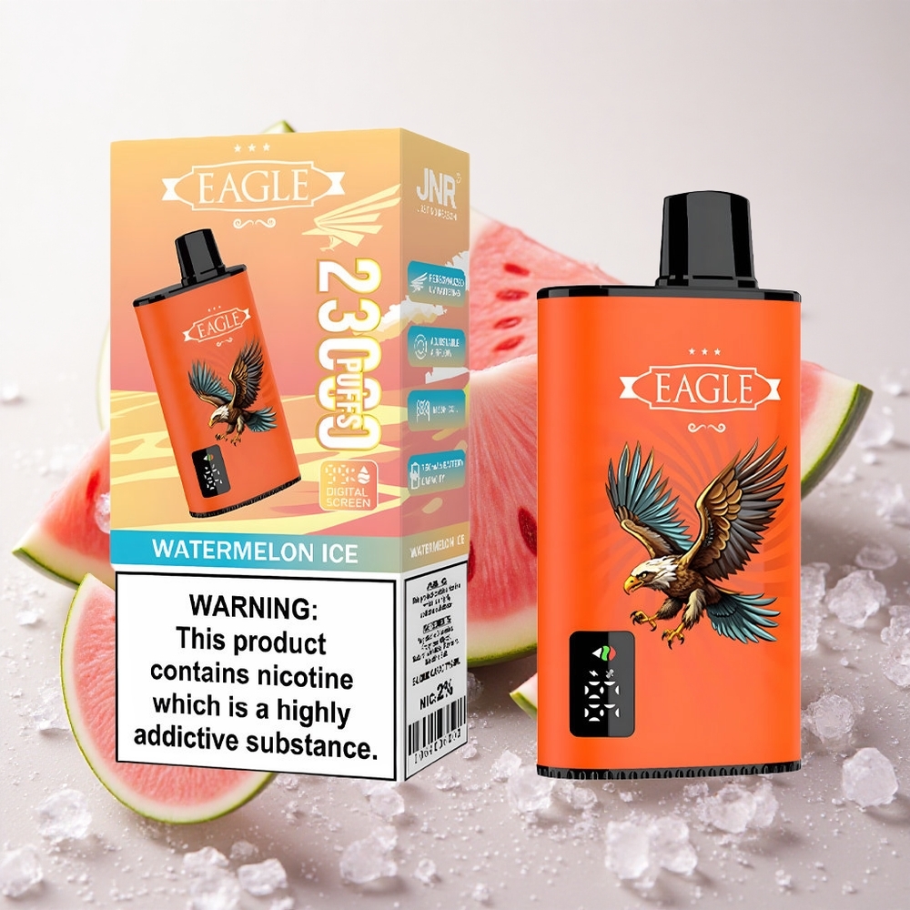 Arbuusi-Jää JNR EAGLE Smart 23000 Puffs Ühekordne Vape 25ml Mahutavusega