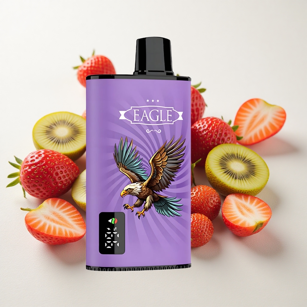 Maasika-Kiivi JNR EAGLE Smart 23000 Puffs Digitaalne Ekraan