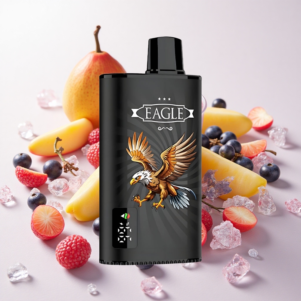 Must-mango jää JNR EAGLE Smart 23000 Puffs Digiekraan 1.0ohm Mesh Coiliga