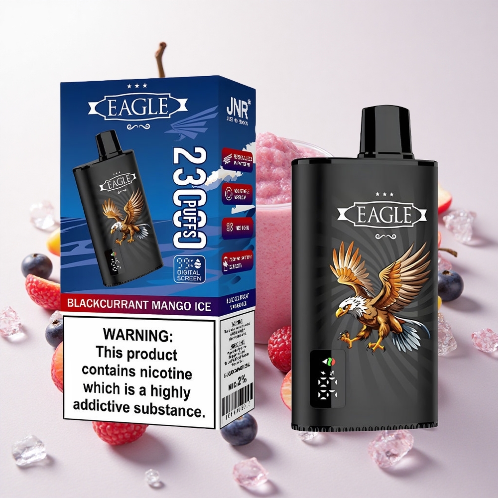 Must-mango jää JNR EAGLE Smart 23000 Puffs Digiekraan 1.0ohm Mesh Coiliga