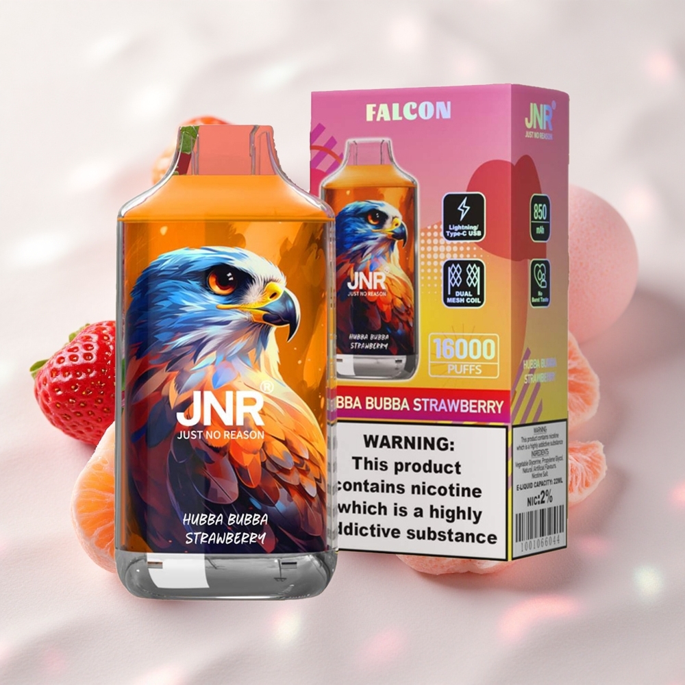 Maasika Hubba Bubba JNR Falcon 16000 Puffs 850 mAh Akuga