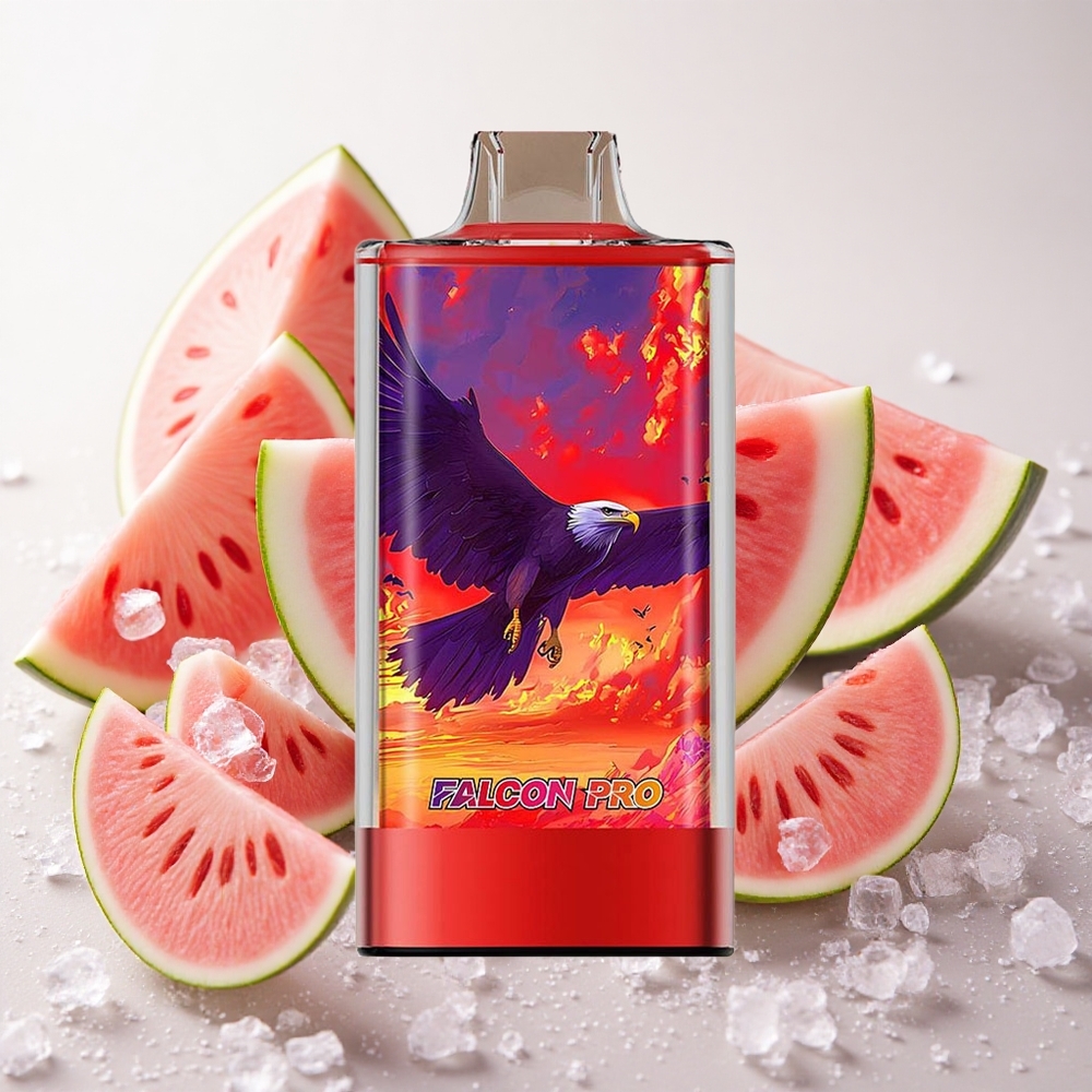 Arbuusi-Jää JNR Falcon Pro 28000 Ühekordne Vape 30ml eelnevalt täidetud maht 950mAh aku