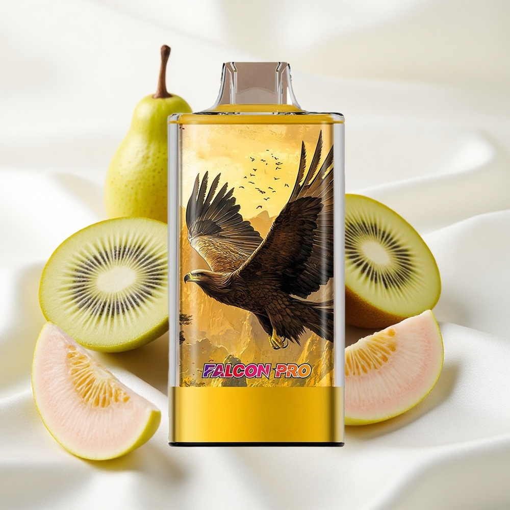 Kiivi-Passionfruit-Guava JNR Falcon Pro 28000 Ühekordne Vape 30ml eelneva täitega 950mAh aku