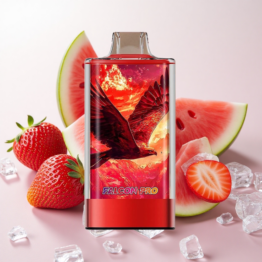 Maasika-Arbuusi Jäätise JNR Falcon Pro 28000 Ühekordne Vape 30ml eelnevalt täidetud mahutavusega