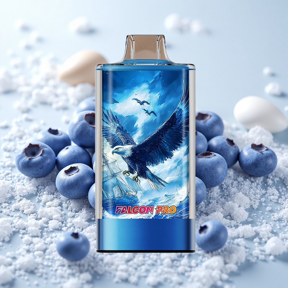 Mustikas-Jäätis JNR Falcon Pro 28000 Ühekordne Vape 30ml Eelnevalt Täidetud