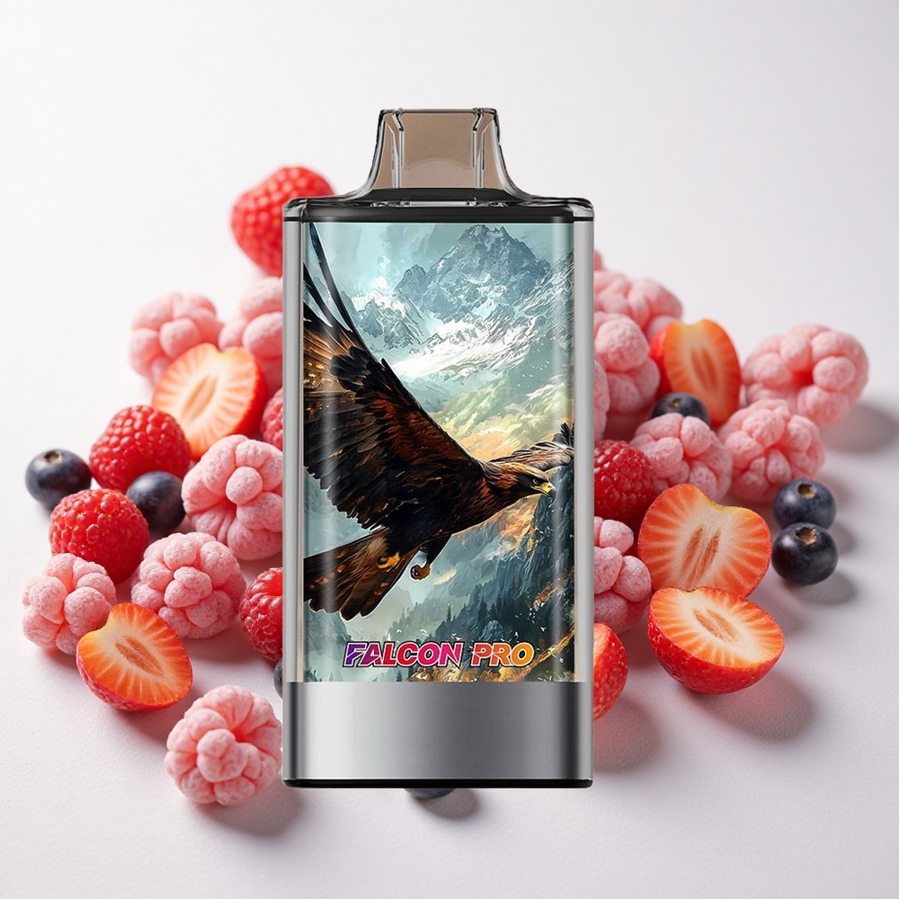 Segastelisteline JNR Falcon Pro 28000 Ühekordne Vape 28000 Tiksu ja 30ml Mahutavusega