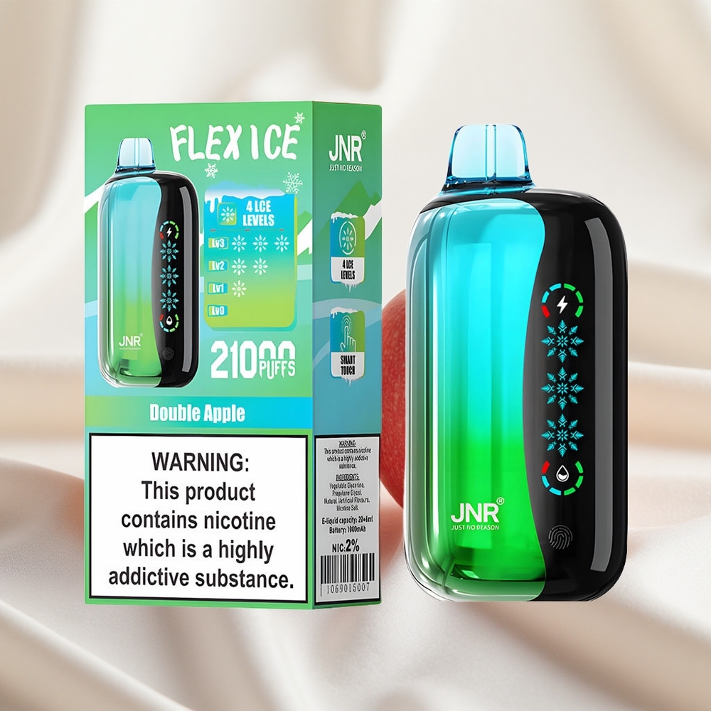 Kaks Õuna JNR Flex Ice 21000 Puffs Ühekordne Vape
