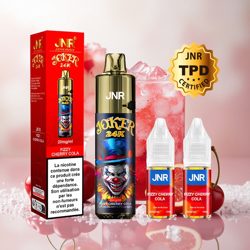 Gasell Kirsikola JNR Joker 24000 Puffs 2+10ml täidetav Pod