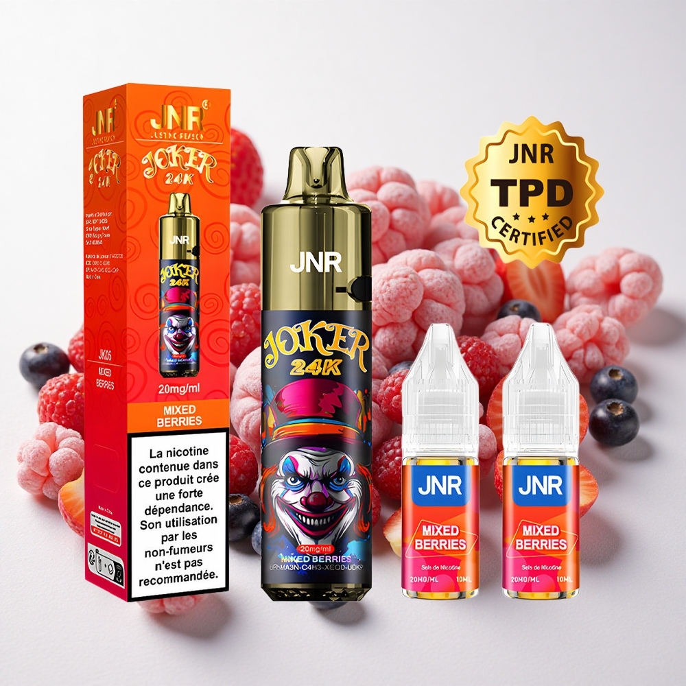 Segamari JNR Joker 24K Puffs Lahtistav Vape 24000 Söötmist Tüüp-C Laadimine