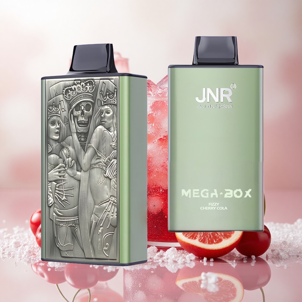 Gazpudru Kirsikola JNR Mega Box 25000 Puffs Ühekordne Vape