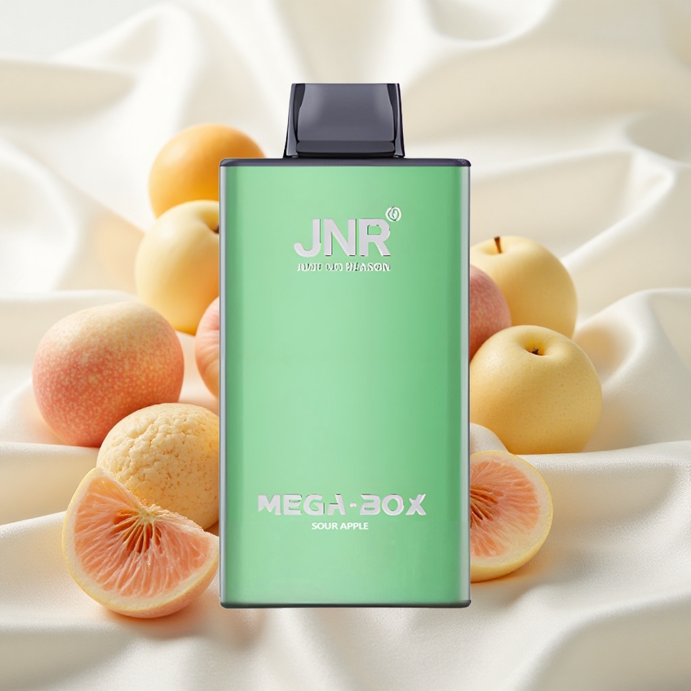 Hapukoorene JNR Mega Box 25000 Pihustusega Ühekordne Vape 30ml mahutavusega